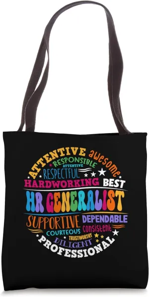 Human Resources HR Generalist Employee Appreciation Tote Bag