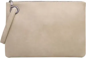 Hycurey Oversized Clutch Bag Purse and Handbag Womens Large PU Leather Evening Wristlet Handbags