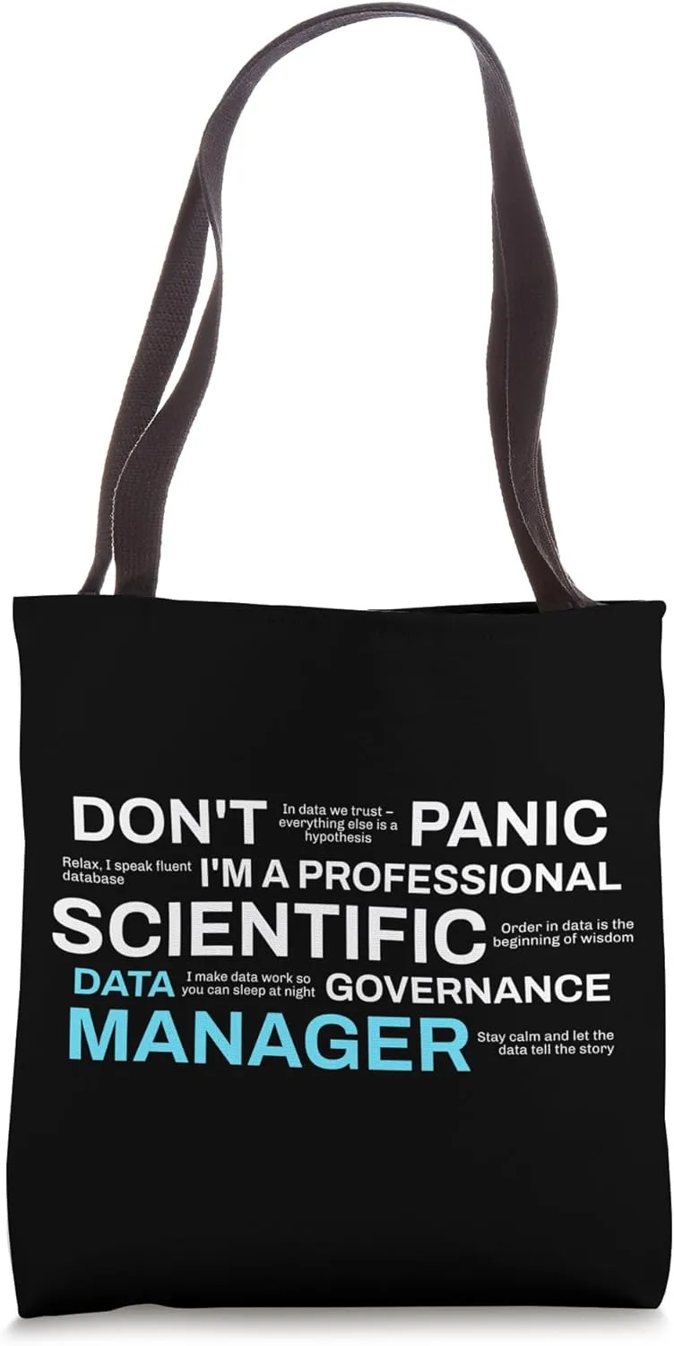 I'm a Professional Scientific Data Governance Manager Tote Bag