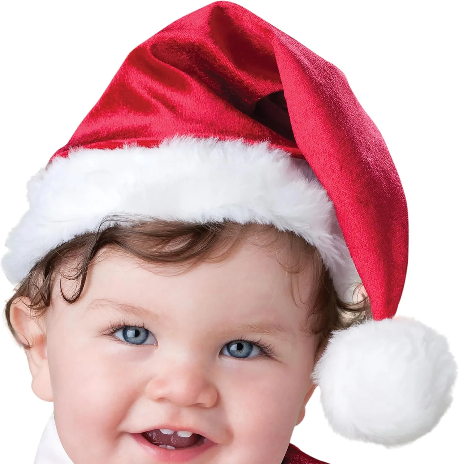Incharacter Costumes, LLC Baby Santa Hat With Jumpsuit