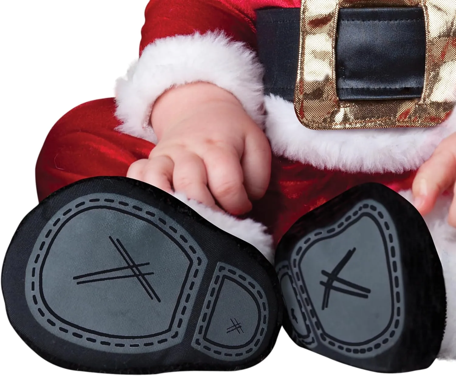 Incharacter Costumes, LLC Baby Santa Hat With Jumpsuit