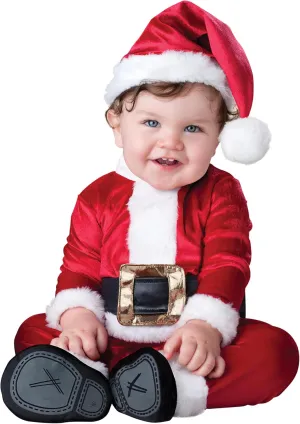 Incharacter Costumes, LLC Baby Santa Hat With Jumpsuit