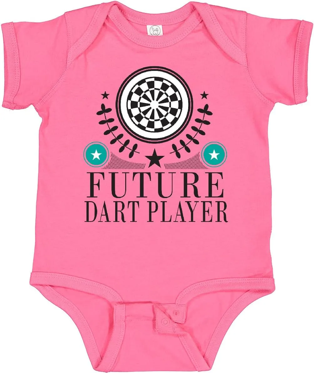 inktastic Future Dart Player Dart Board Baby Bodysuit