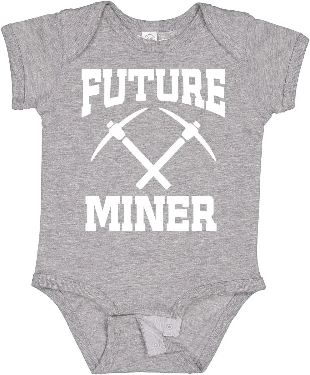 inktastic Mining Future Miner Baby Bodysuit