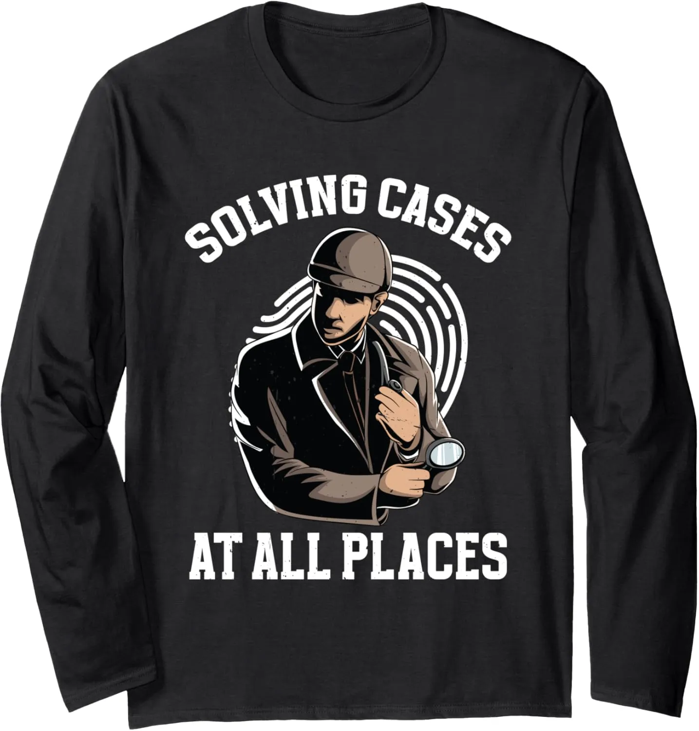 Investigation Uniform Observation Gear Private Investigator Long Sleeve T-Shirt