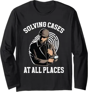 Investigation Uniform Observation Gear Private Investigator Long Sleeve T-Shirt