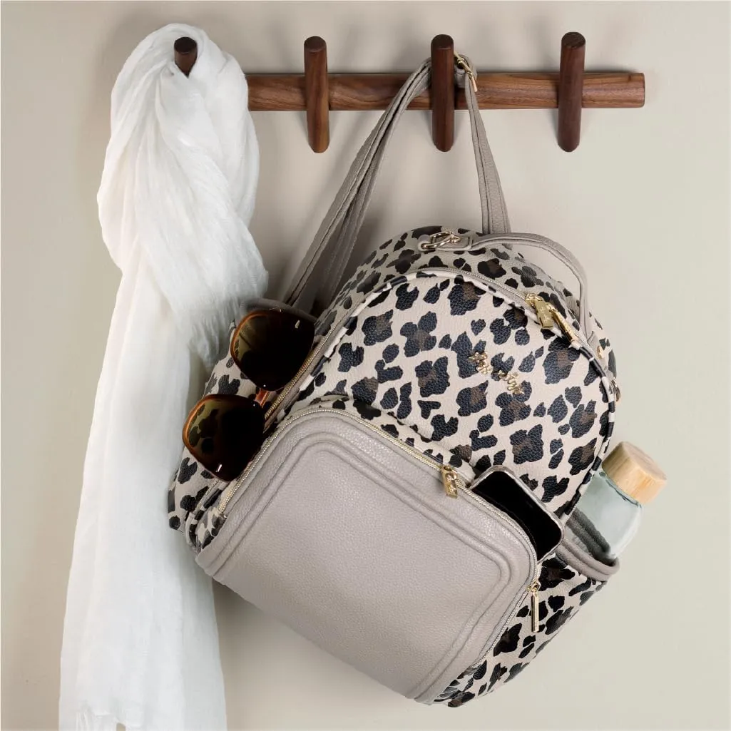 Itzy Ritzy Mini Plus Diaper Bag, Leopard