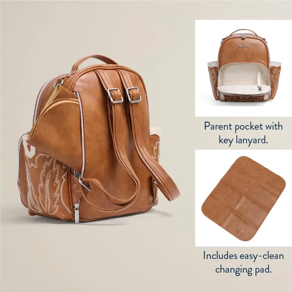 Itzy Ritzy Mini Plus Diaper Bag, Saddle