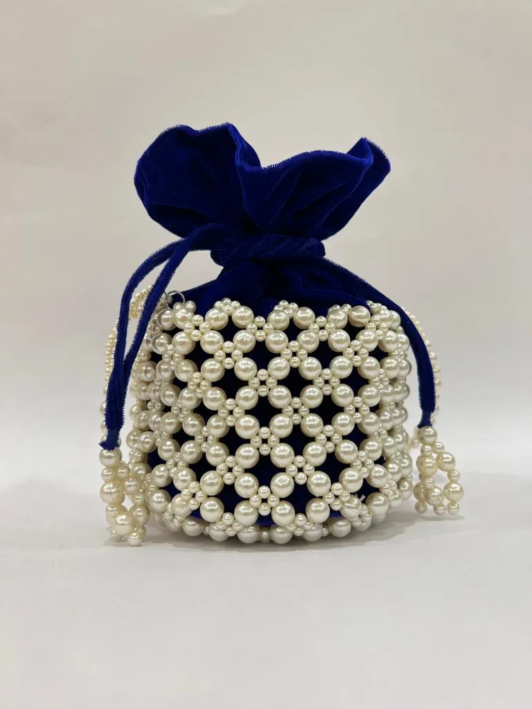 Jaimini Bucket Bag – Indigo Blue