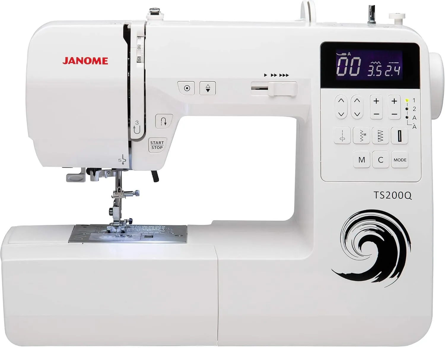 Janome Sewing Machine, White