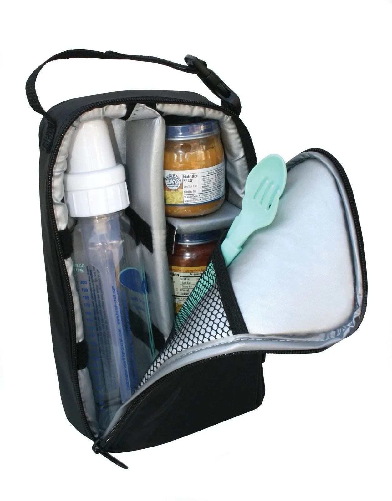 J.L Childress Pack 'N Protect, Insulated Cooler Bag for Glass Baby Bottles and Food Containers, Portable Travel and On-The-Go Protection