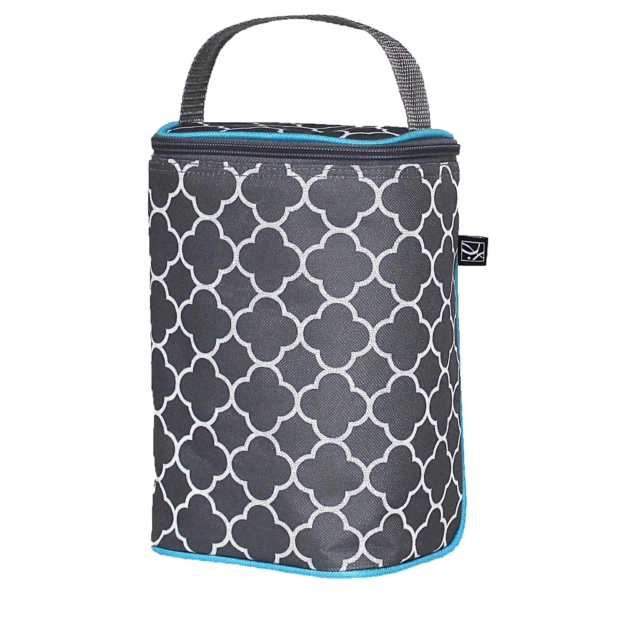 J.L Childress Tall Twocool, Breastmilk Cooler, Baby Bottle & Baby Food Bag, Insulated & Leak Proof, Ice Pack Included, Fits 2-4 Bottles