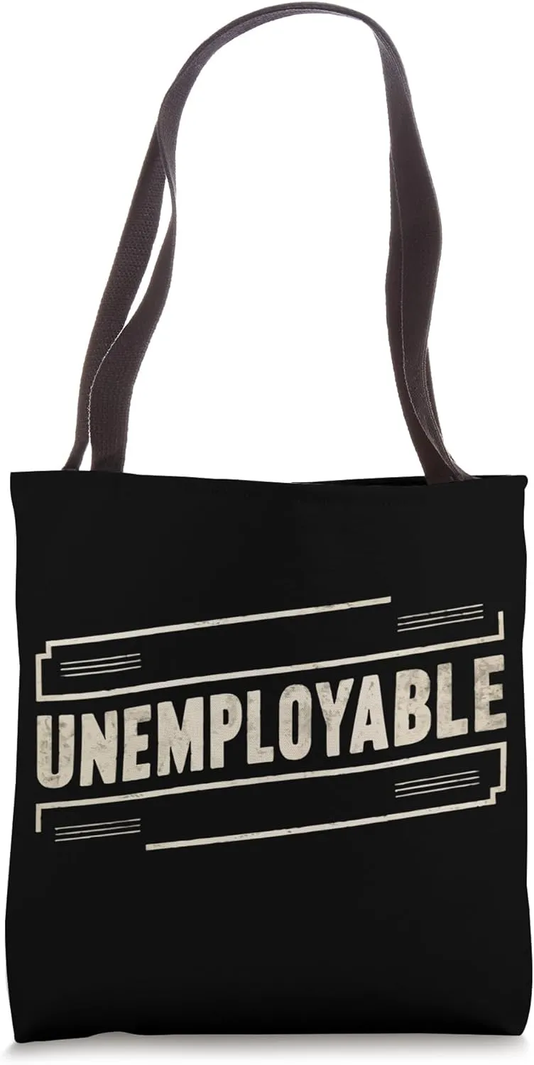 Job Seeker Work Employment Applicant Unemployed Tote Bag