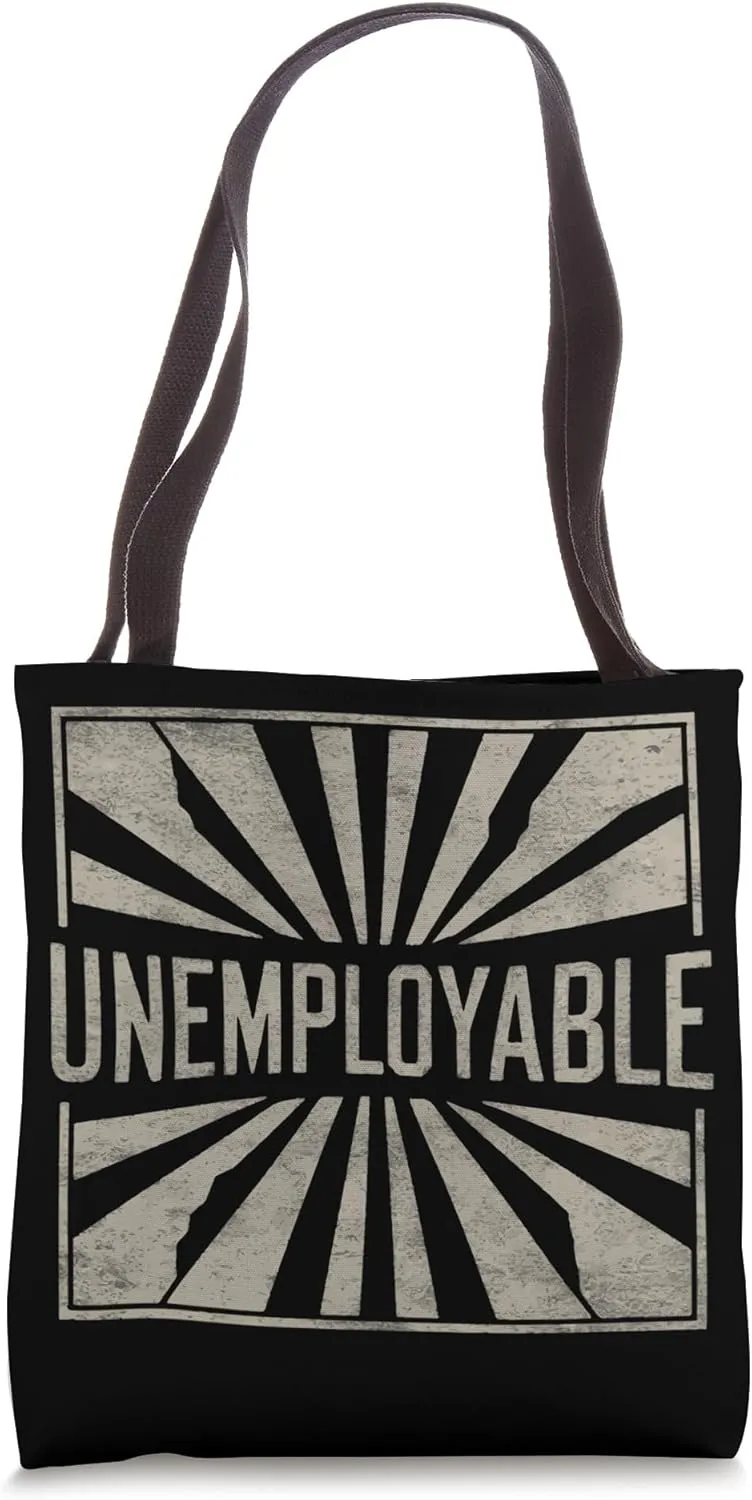 Job Seeker Work Employment Applicant Unemployed Tote Bag