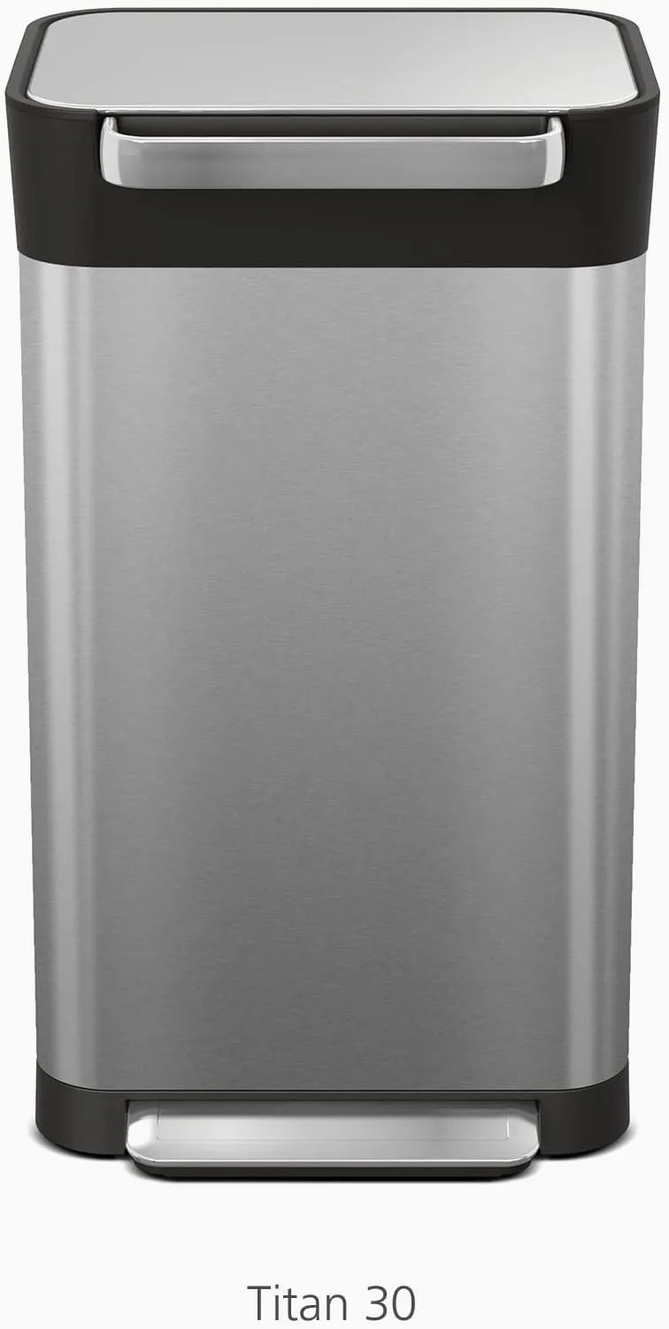 Joseph Joseph Eco Trash Bags, Recycled plastic, Extra strong, With Drawstring, 13.2 Gallons, Grey