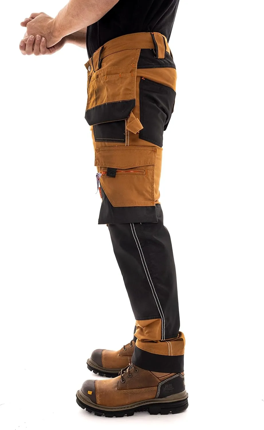 Juicy Trendz Men's Work Pants – Heavy-Duty Relaxed Fit Utility Cargo Trousers for Construction, Carpenter & Outdoor Work