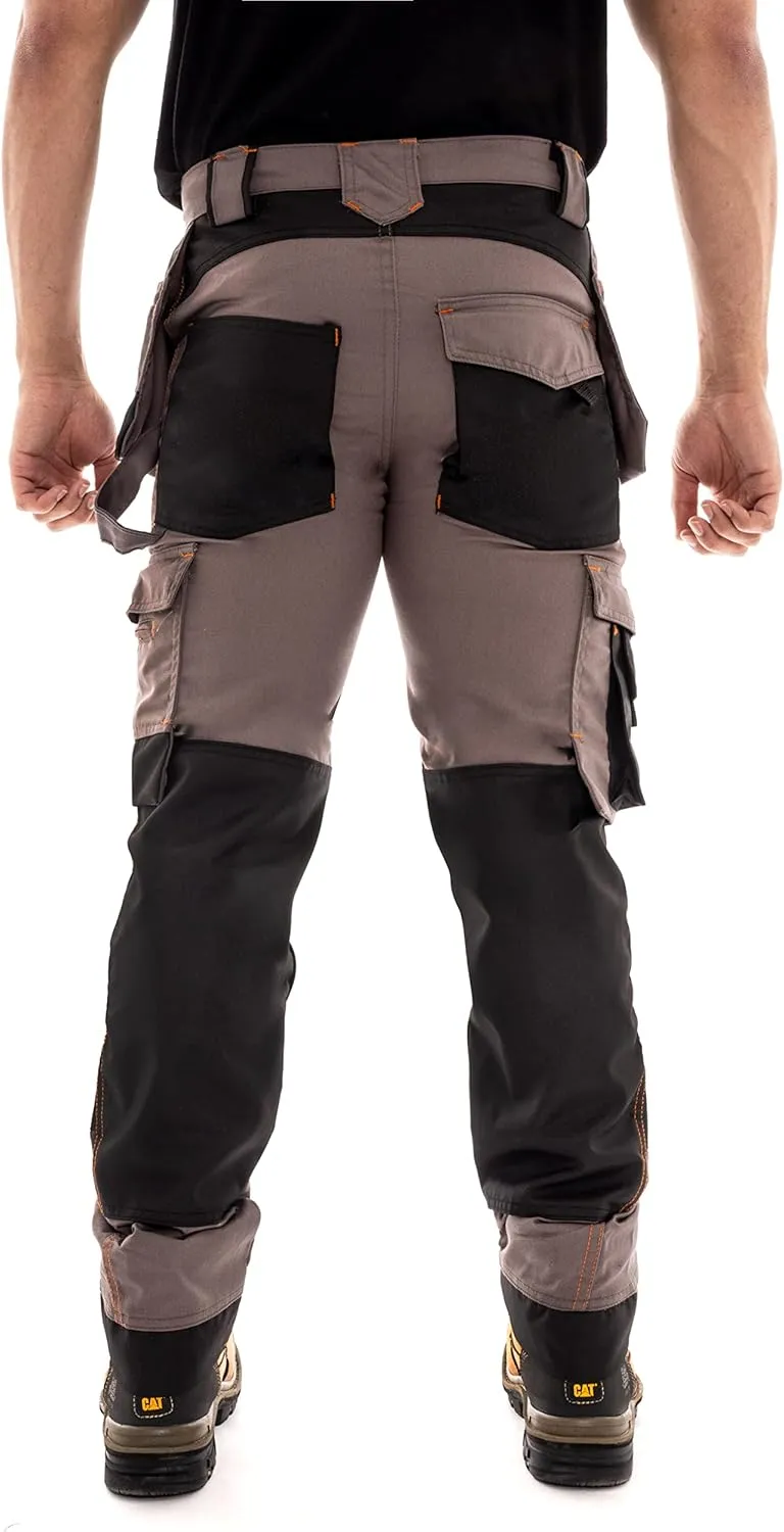 Juicy Trendz Men's Work Pants – Heavy-Duty Relaxed Fit Utility Cargo Trousers for Construction, Carpenter & Outdoor Work