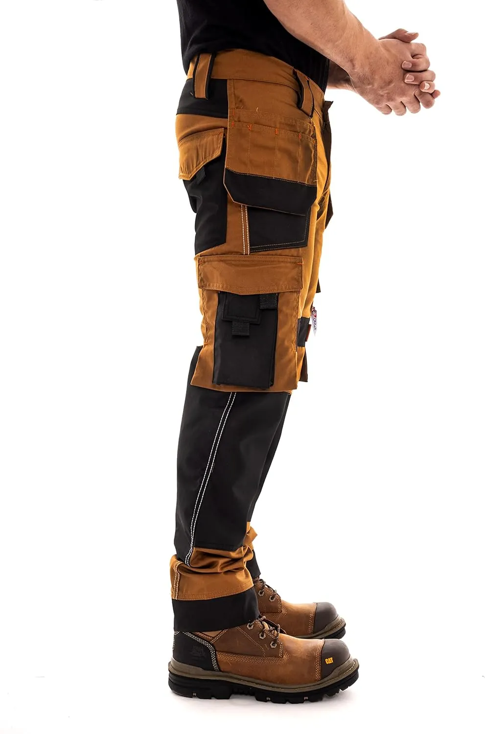 Juicy Trendz Men's Work Pants – Heavy-Duty Relaxed Fit Utility Cargo Trousers for Construction, Carpenter & Outdoor Work