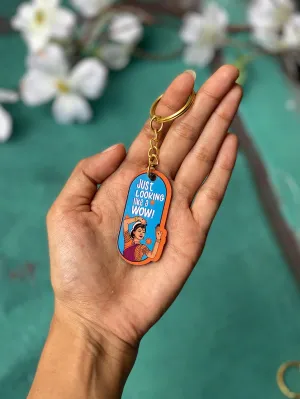 Just looking like a wow | Keychain