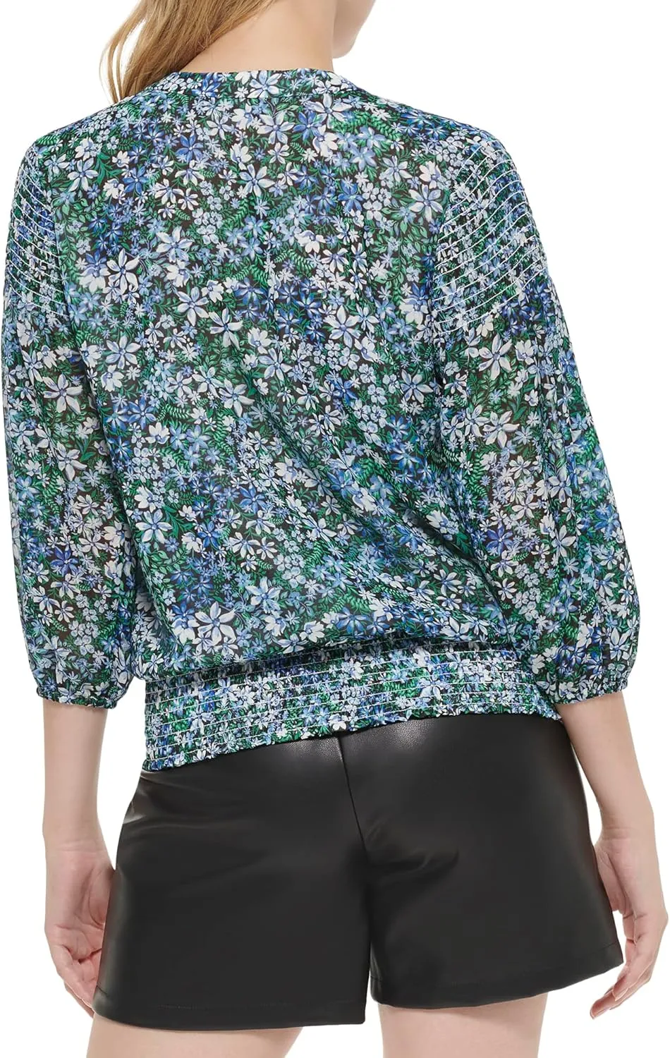 KARL LAGERFELD Everyday Blouse – Woven Long Sleeve Shirts for Women