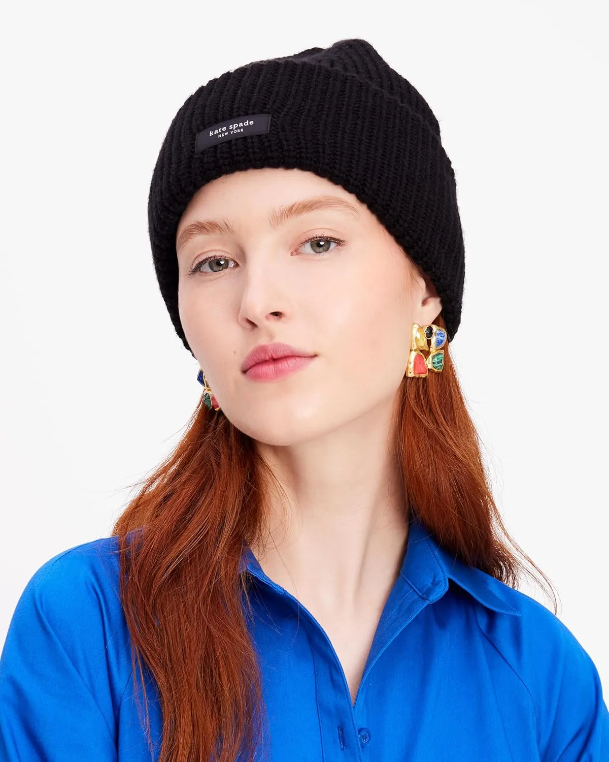 kate spade new york Women's Sam Label Cuff Beanie