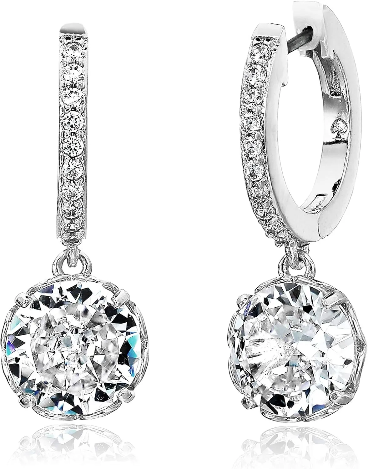 Kate Spade New York Women's That Sparkle Pave Huggies Earrings