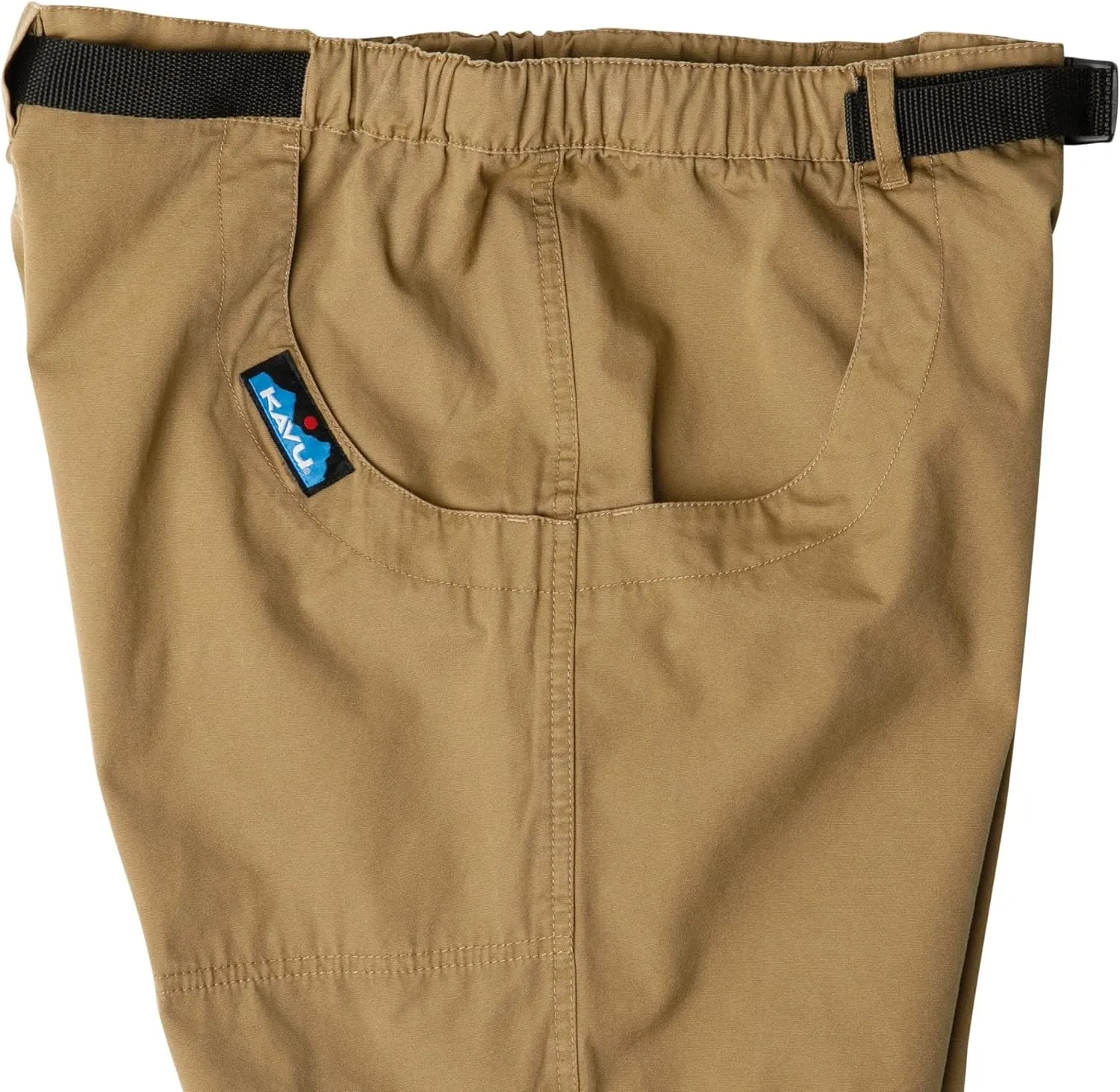 KAVU Chilli Lite Quick Dry Shorts with Elastic Waist and Belt Trunks