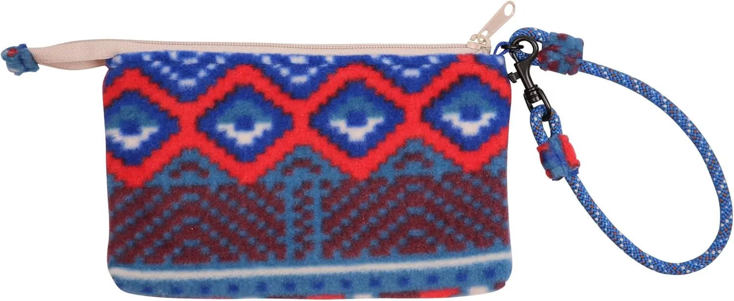 KAVU Cozy Clutch Fleeece Wallet Pouch Zip Wristlet