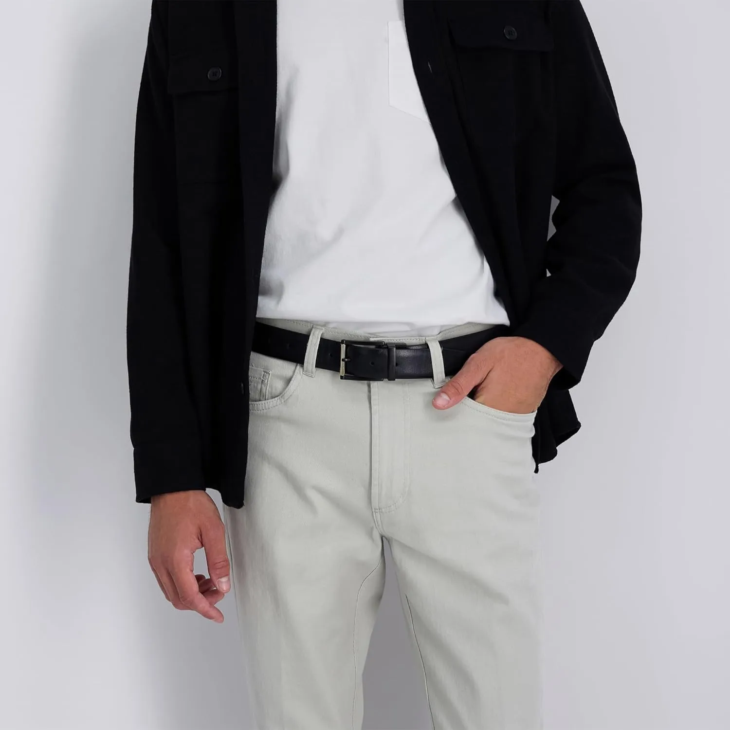 Kenneth Cole Men's Two-in-One Reversible Belt