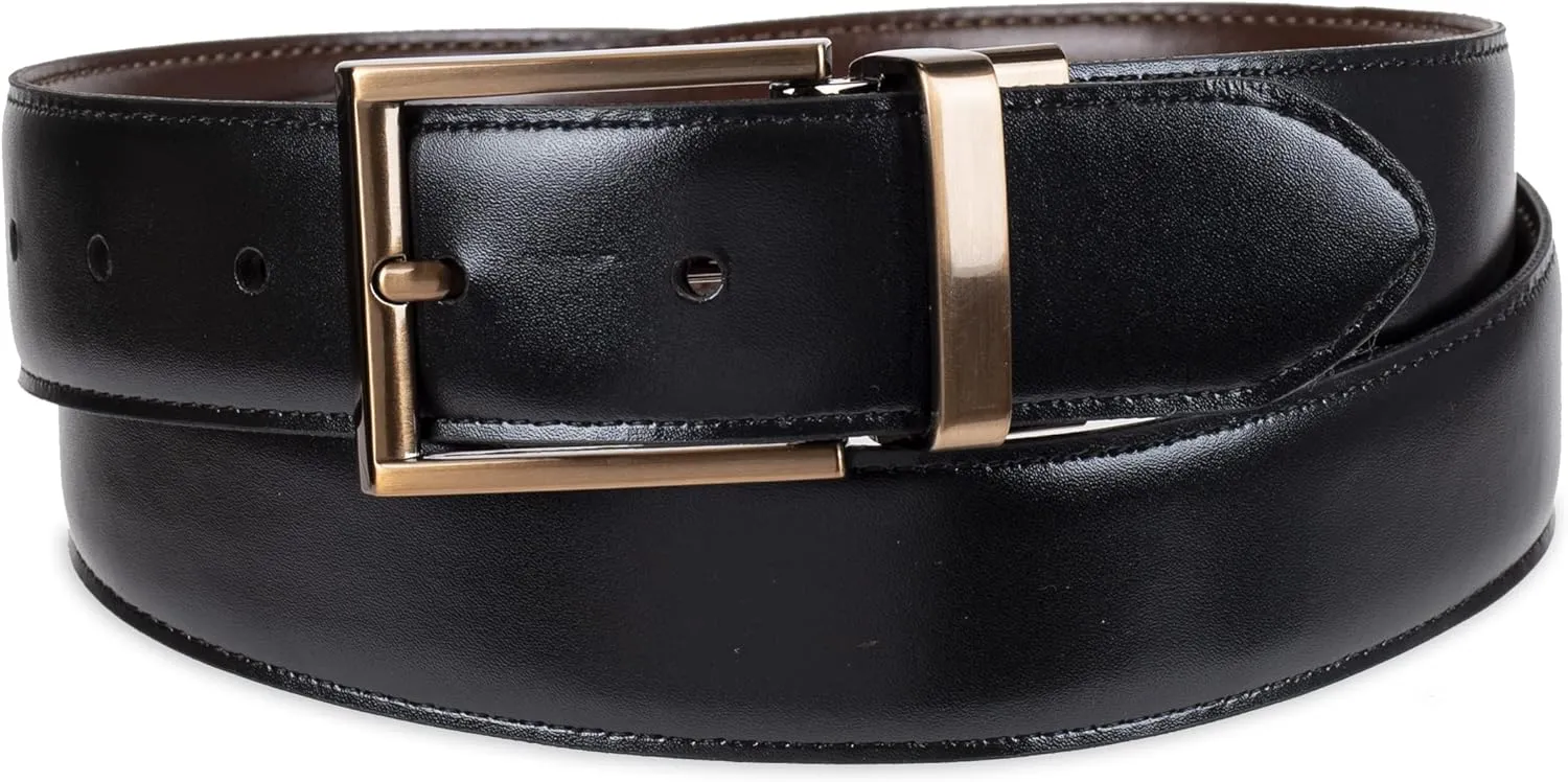 Kenneth Cole REACTION Men's Two-in-one Reversible Belt