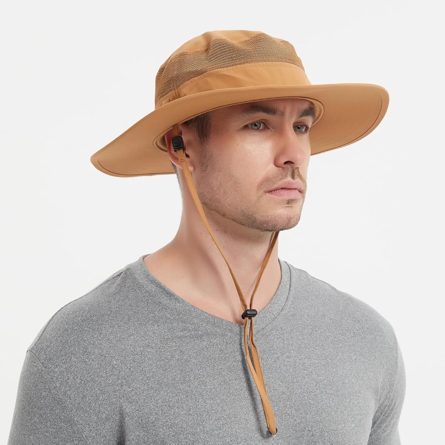 Keya Boonie Hat Sun Protection, Wide Brim with Face Cover & Neck Flap, Packable Bucket Sun Hat, Fishing Hats