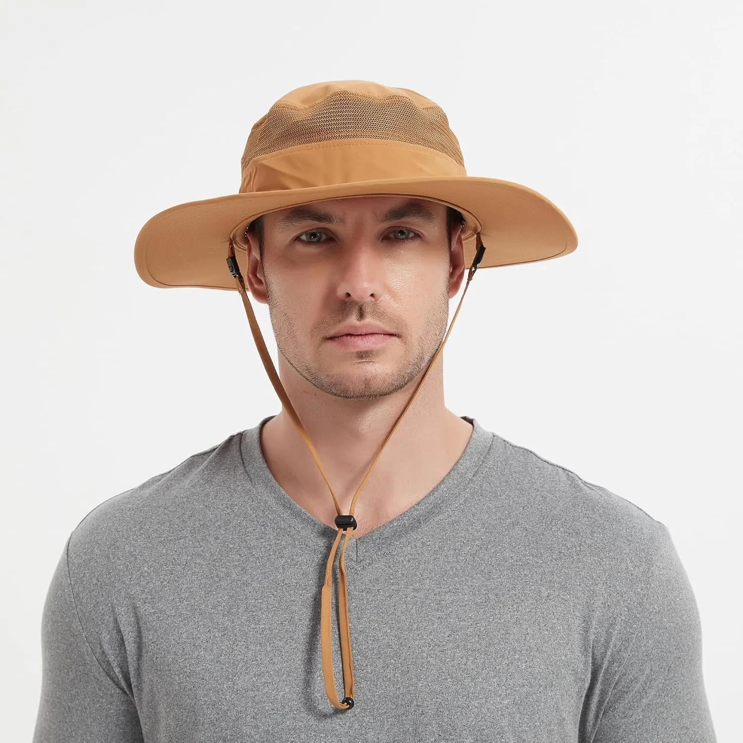 Keya Boonie Hat Sun Protection, Wide Brim with Face Cover & Neck Flap, Packable Bucket Sun Hat, Fishing Hats