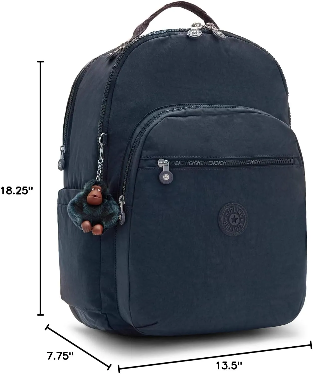 Kipling Women's Seoul Extra Large 17” Laptop Backpack, Durable, Roomy with Padded Shoulder Straps, Bag
