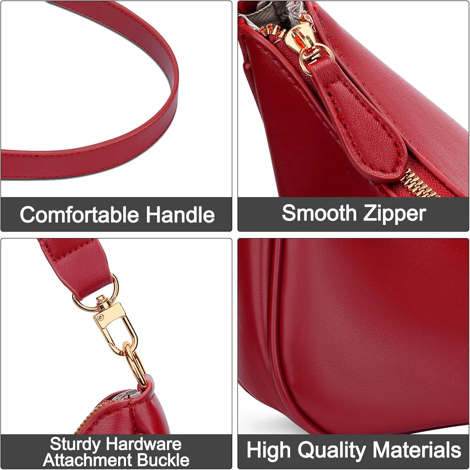 KKXIU Shoulder Bag for Women Cute Hobo Purses and Handbags Retro Clutch Underarm Purse