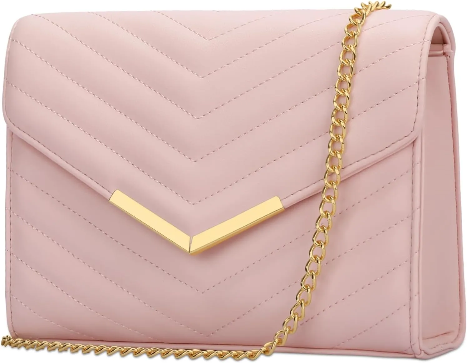 KKXIU Women Formal Vegan Leather Evening Envelope Clutch Purses and Handbags for Party Wedding Prom Bridal