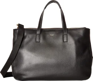 Knomo London Mayfair Luxe Derby Leather Tote 14"