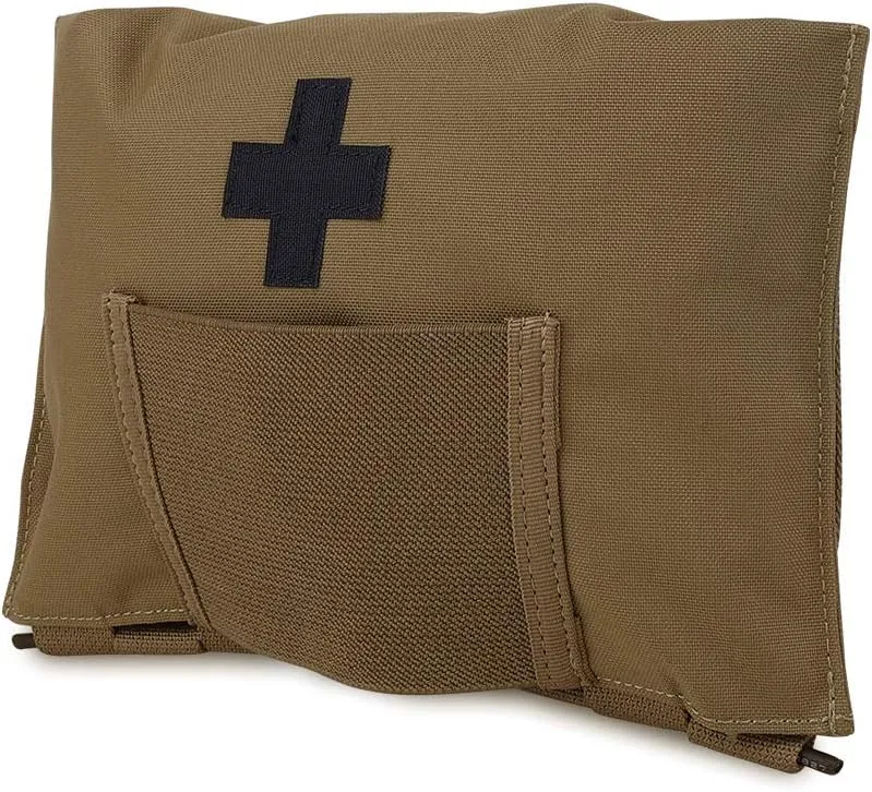 KRYDEX Tactical Blow Out Kit Bag Medical Pouch First Aid Bag IFAK Pouch with MOLLE and Belt Loop