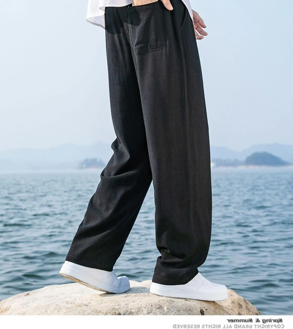 Kung Fu Pants Chinese Traditional Martial Arts Trousers Wing Chun Tai Chi Training Pants