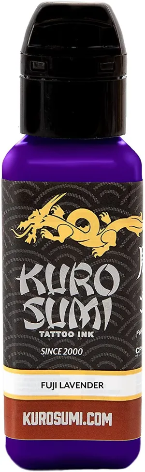 Kuro Sumi Fuji Lavender, Vegan Friendly, Professional Ink 3oz