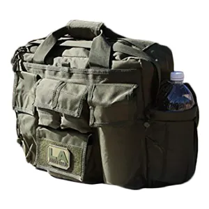 LA Police Gear Tactical Mil-Spec Jumbo Operator Diaper Bag, Men's Diaper Bag, Women's Diaper Bag - OD Green