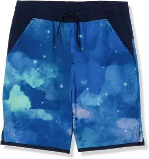 Lands' End Boys Stretch Swim Trunk with Hydroliner