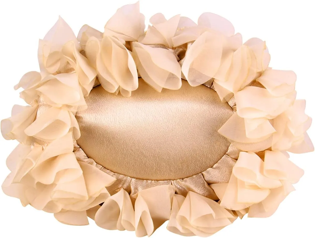 Lanpet Women Floral Clutch Purses Satin Flower Evening Bag Party Prom Handbags