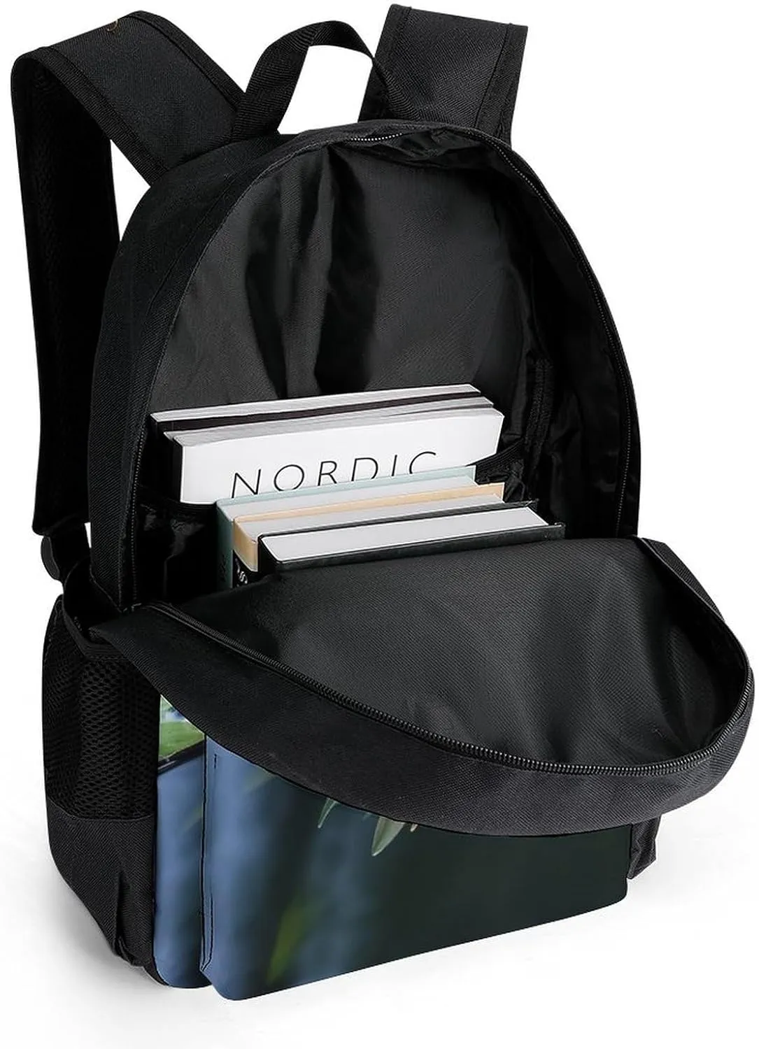 Laptop Backpack for Women Men Daypack Water Lily Backpacks Computer Bag Travel Laptop Bag Casual Work Bag