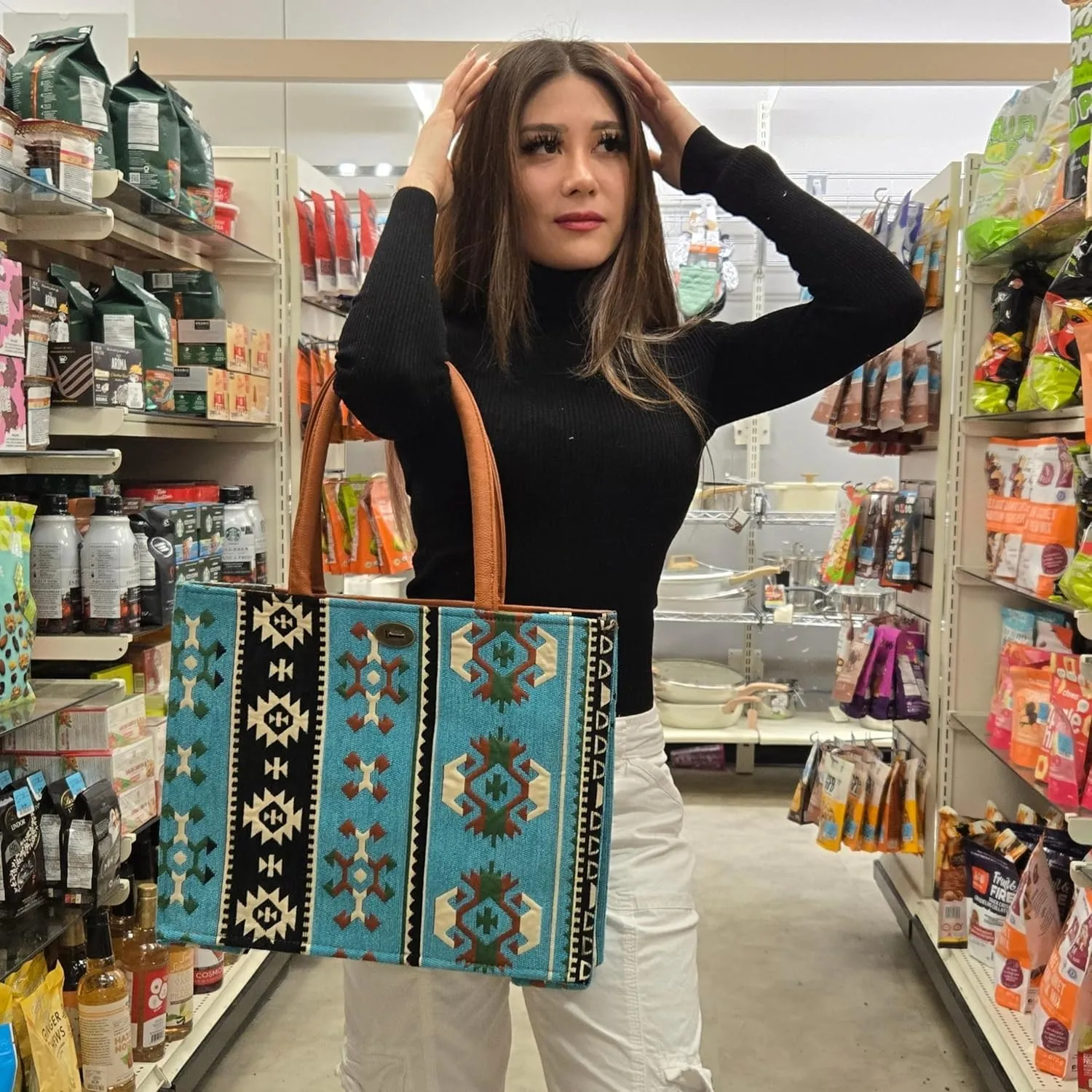 Laptop Tote Bag for Women Stylish Work Purse Office Handbag Travel Briefcase