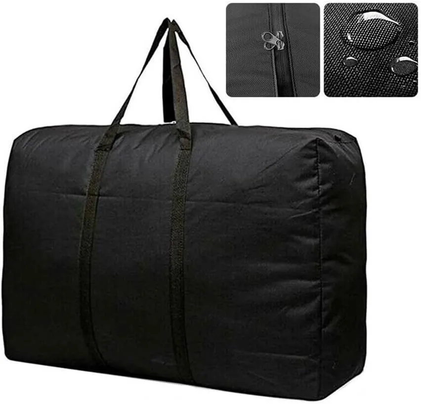Large Capacity Luggage Bag Multifunctional Organizing Storage Bag Waterproof Quilt Portable Storage Bag Moving Travel Storage(5PCS)