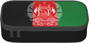 Large Capacity Storage Bag, Office Supplies Box, Flag of Afghanistan Makeup Bag, Desk Organizer with Stylish