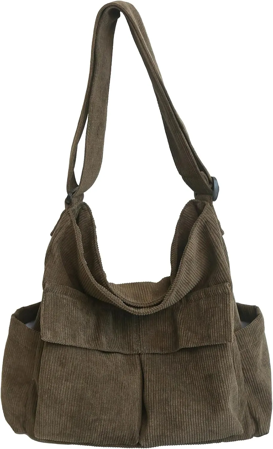 Large Corduroy Tote Bag for Women with Pocket,Hobo Crossbody Bags for Women Shoulder Bag Men Purses and Handbags