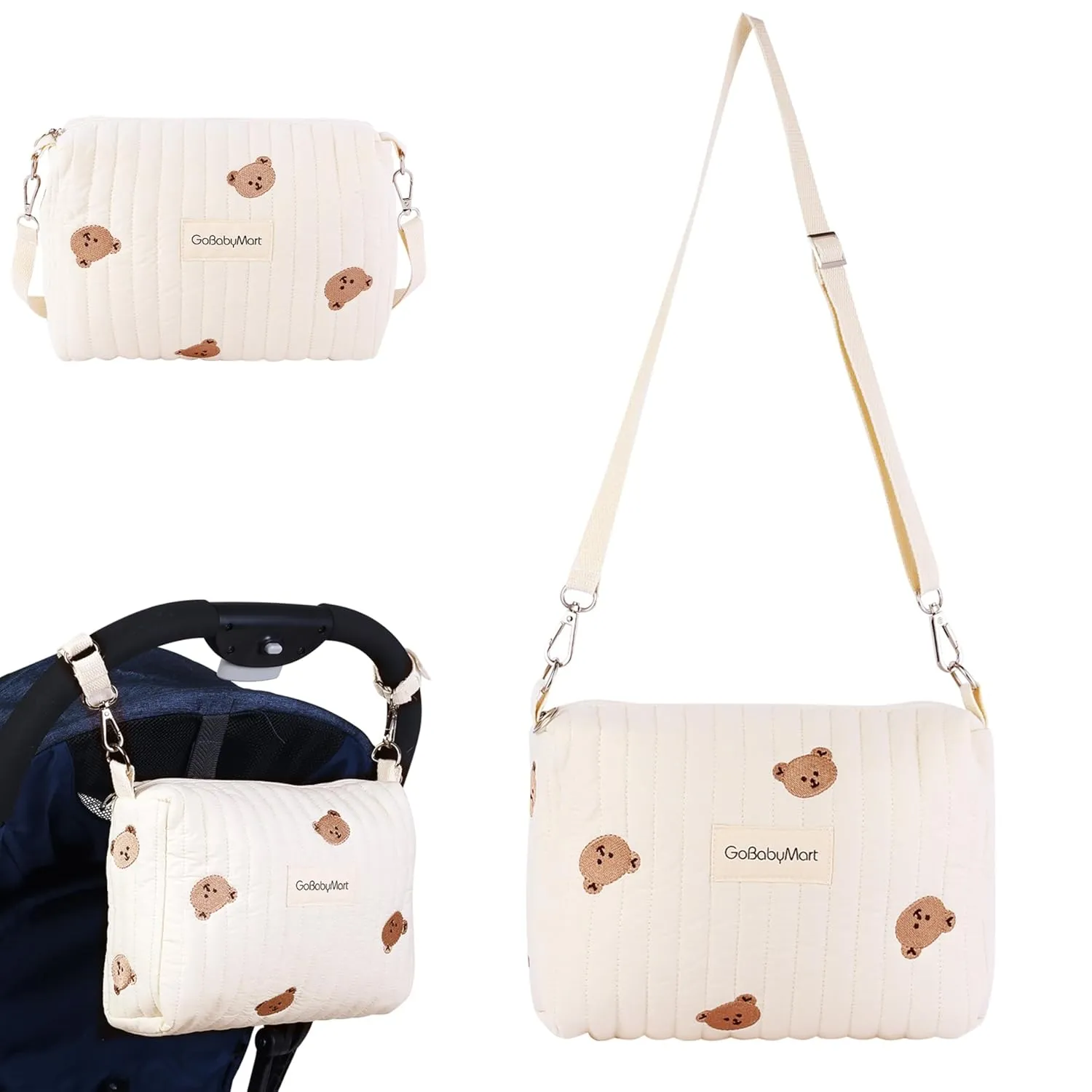 Large Diaper Bag Tote, Maternity Bag, Travel Diaper Bag - Unisex-Babies, Animal Print, 11 x 19 x 9 inches