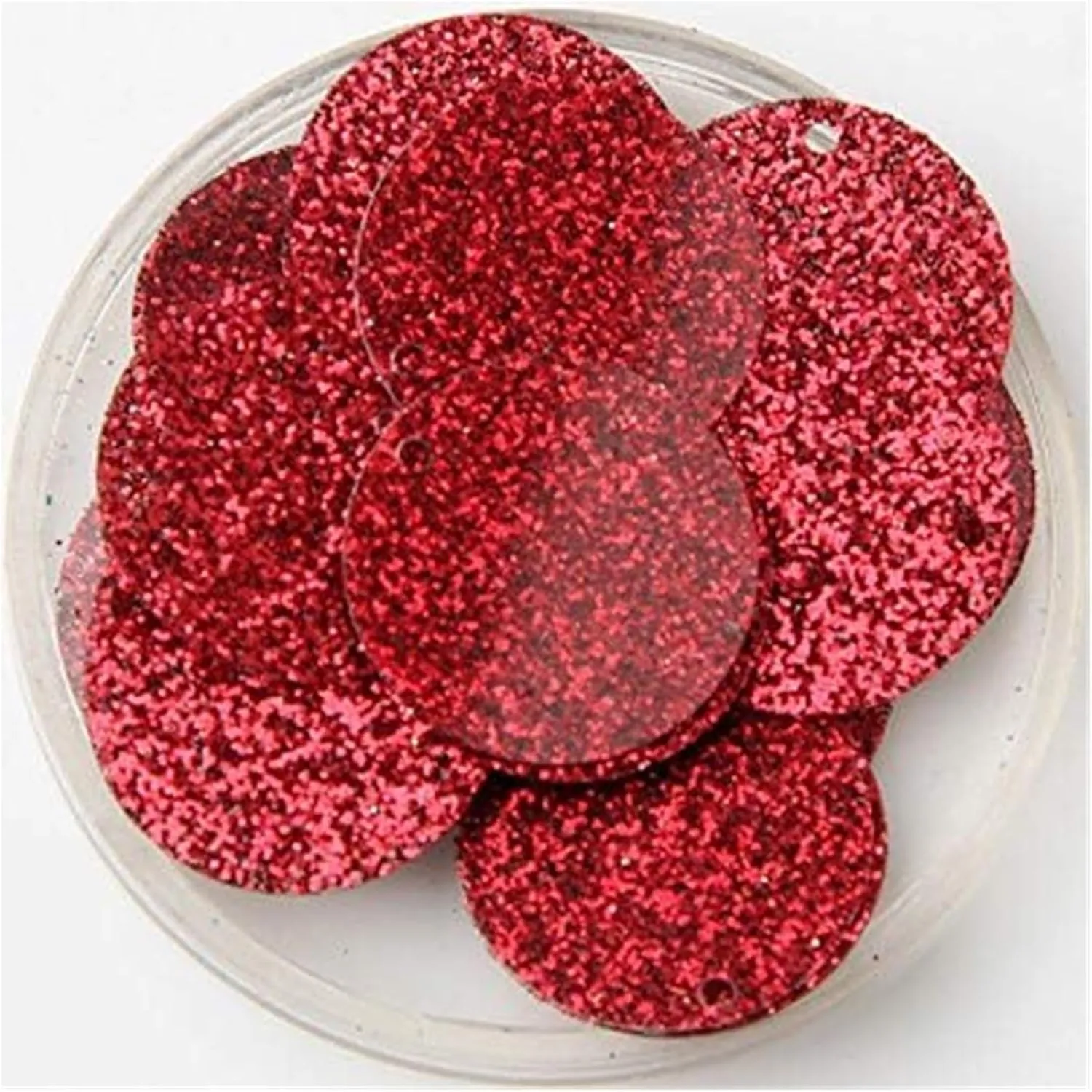 Large Sequins,Loose Sequins,Sequins for Crafts, Bulk Loose Sequins Iridescent Large Sequins Glitter Flat Round Sequins Loose Sequins Paillette Sewing Wedding Craft(Mix)
