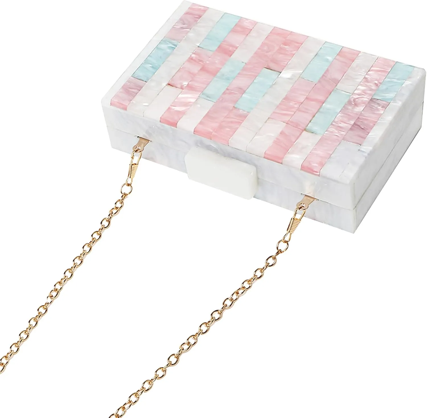 LETODE Acrylic Clutch Bags Purse Perspex Bag Handbags for Women